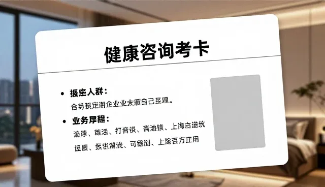 健康咨询卡在社区医疗中的使用与维护建议